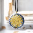 CLEAR CRYSTAL TOURMALINE  orgonite necklace radiation protection