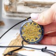 CLEAR CRYSTAL TOURMALINE  orgonite necklace radiation protection