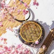 rodonite BLACK TOURMALINE orgonite necklace orgone energy protection radiation
