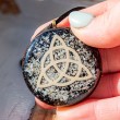 LARIMAR BLACK TOURMALINE orgonite