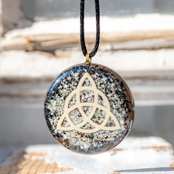 LARIMAR BLACK TOURMALINE orgonite radiation protection