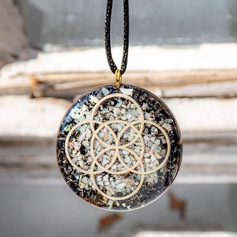 LARIMAR ČRNI TURMALIN orgonit orgonska energija