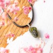 Moldavite necklace moldavite stone meteroite