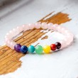 Children’s Chakra Bracelet with rose quartz