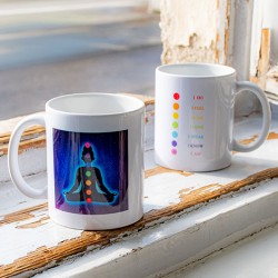 MUG CHAKRAS, chakra, good vibes yoga