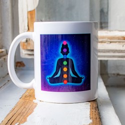 MUG CHAKRAS, chakra, good vibes yoga