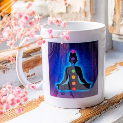 MUG CHAKRAS, chakra, good vibes yoga