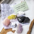 SET OF RAW NATURAL CRYSTALS