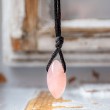 hearth chakra, rose quartz, rose quartz necklace, crystal for love, pink crystals