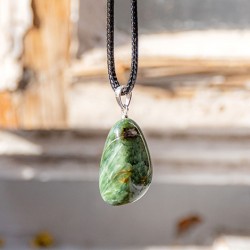 SERAPHINITE necklace, seraphinite crystalas SERAPHINITE