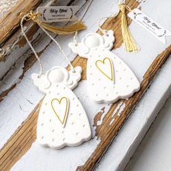 angel varuh, keramični angel, darilo za božič, majhno darilo, darilo ob vselitvi