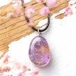 AMETRINE necklace with a silver loop ametrine crystal