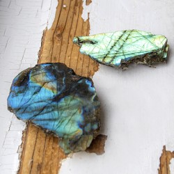 LABRADORITE crystal semi-polished labradorite gemstone
