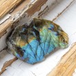 LABRADORITE crystal semi-polished labradorite gemstone