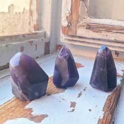 AMETHYST natural point, AMETHYST crystal