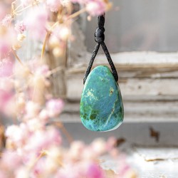 ATACAMA blue OPAL teardrop necklace