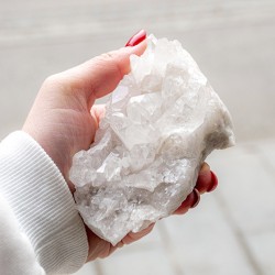 CLEAR QUARTZ CRYSTAL natural cluster