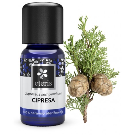 naravno eterično olje, eterično olje cipresa, aromaterapija, olja za aromaterapijo