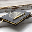 ASTROLOŠKA BELEŽNICA DNEVNIK z obsidian pisalom, darilo za ljubitelja astrologije, astrologija