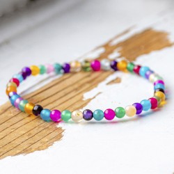 MULTICOLOR AGATE bracelet