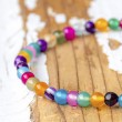 MULTICOLOR AGATE bracelet  agate crystal