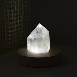 CLEAR QUARTZ point lamp