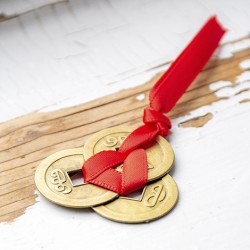 FENG SHUI coin set of 3 for luck, chinese new year