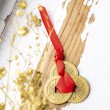 FENG SHUI coin set of 3 for luck, chinese new year
