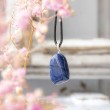 blue quartz crystal pendant, crystal shop, energy jewerly blue quartz gemstone
