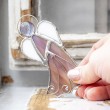 stained glass angel, stained glass, angel, handmade