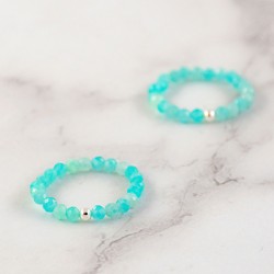 Amazonite ring
natural Amazonite gemstone
green gemstone ring
crystal healing ring