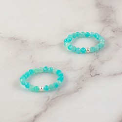 Amazonite ring
natural Amazonite gemstone
green gemstone ring
crystal healing ring