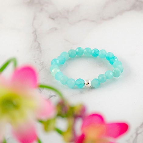 Amazonite ring
natural Amazonite gemstone
green gemstone ring
crystal healing ring