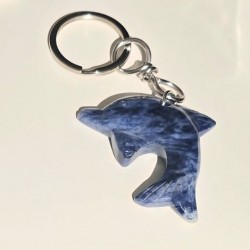 sodalit, obesek za ključe, grlena čakra, komunikacija, sodalit kristal, sodalit kamen,