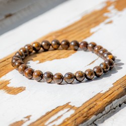 Bronzit zapestnica, Bronzit, bronzit kristal, zapestnica iz kristalov, nakit iz kristalov