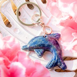 sodalite keychain. crystal keychain, sodalite, sodalite crystal