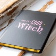 notebook, good witch, bad witch, lines notebook