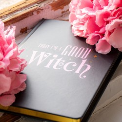 notebook, good witch, bad witch, lines notebook
