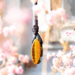 TIGER'S EYE necklace, tiger eye crystal, tiger eye stone, tiger eye jewelry