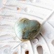 LABRADORITE crystal heart , labradorite gemstone,