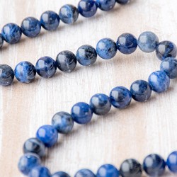 sodalite, sodalite crystal, sodalite pearls, pearls for diy
