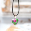 ruby zoisite, ruby zoisite necklace, crystal necklace, ruby zoisite jewellery