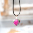 ruby zoisite, ruby zoisite necklace, crystal necklace, ruby zoisite jewellery
