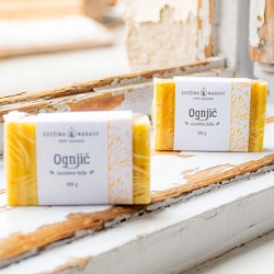 naravno ročno izdelano trdo milo, , naravno milo iz ognjiča