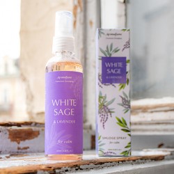 smudge spray, white sage, lavender, white sage and lavender, energy cleansing, space cleansing