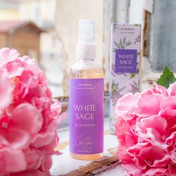 smudge spray, white sage, lavender, white sage and lavender, energy cleansing, space cleansing