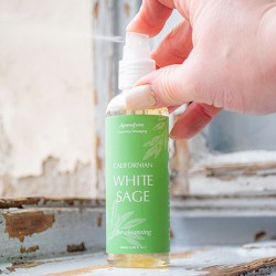 smudge spray, white sage, sage, energy cleansing, space cleansing