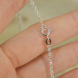 silver chain, silver necklace, silver, silver 925,