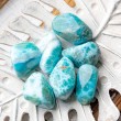 Larimar, larimar crystal, pocket crystal, rare crystals, polished stones, gemstones, polished crystals