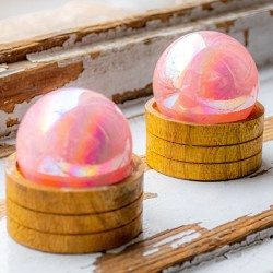 rose quartz, rose quartz crystal, rose quartz sphere, crystal sphere, crystal ball